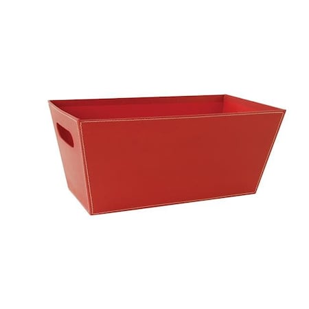 Wald Imports Wald Imports 7118-RED 13 in. Paperboard Tote  Red  Pack of 2 7118/RED